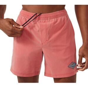 Chubbies Men's Salmon Athloungers Spring Cleans Sport Shorts Size L 7" Inseam